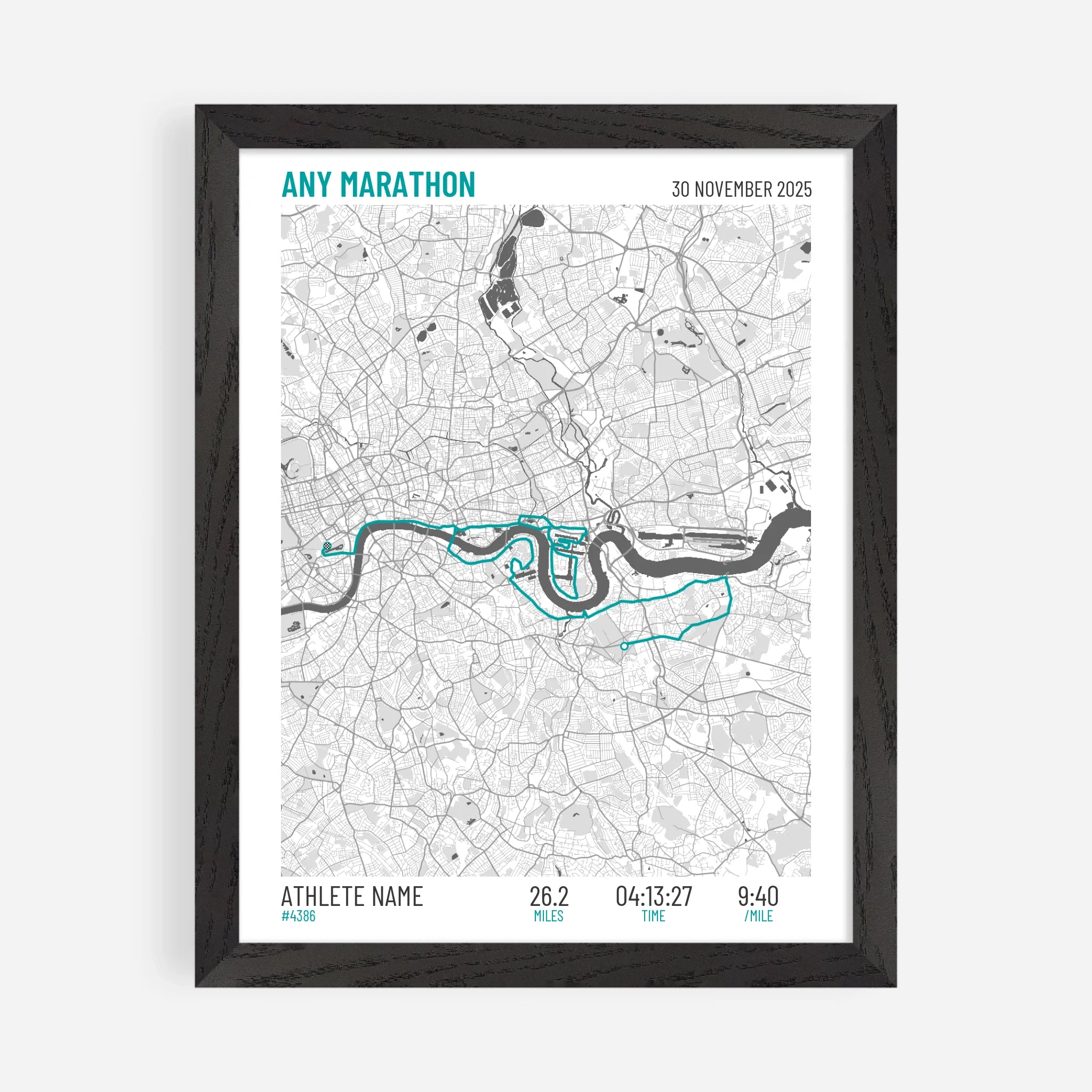 11x14" Premium Framed Print in Black