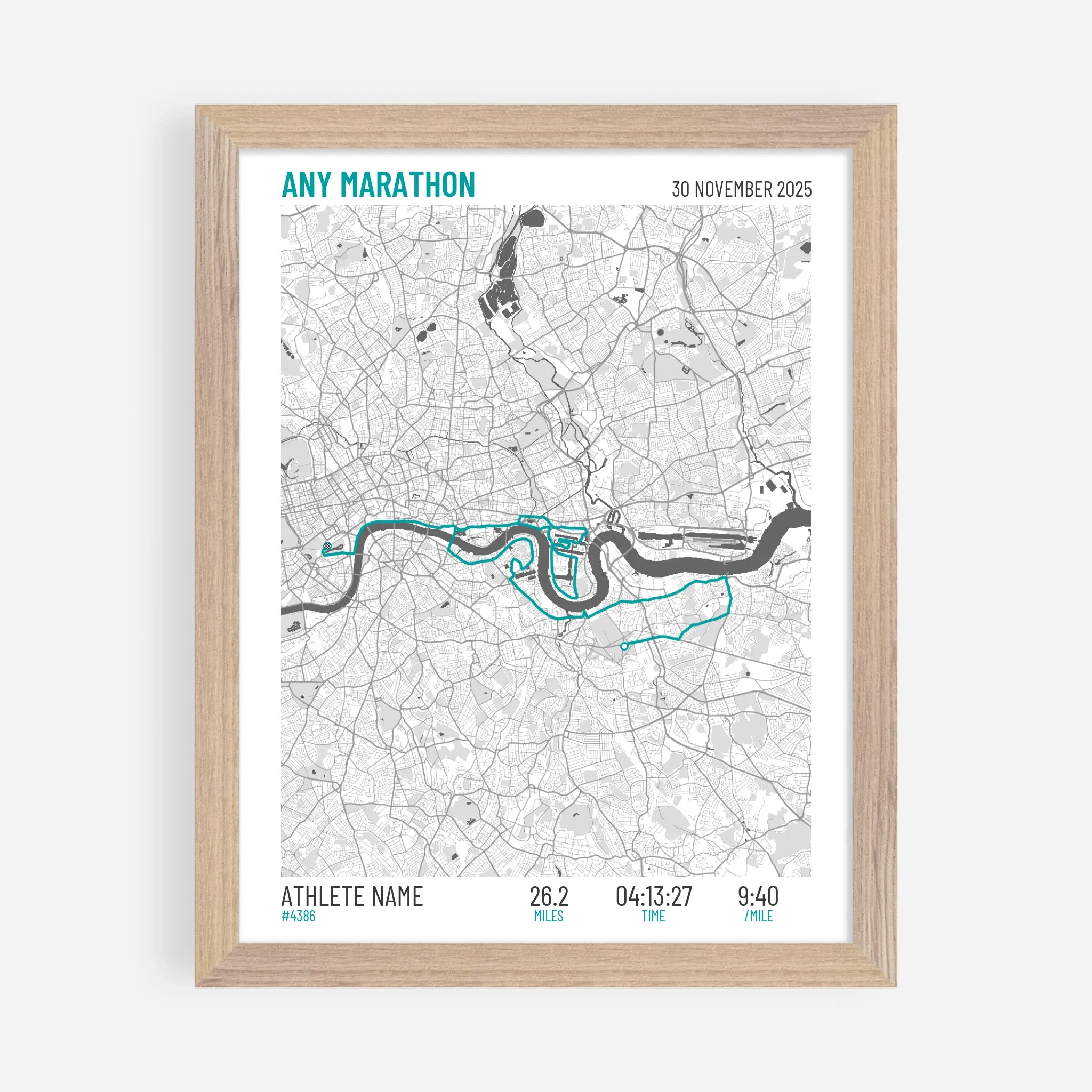 8x10" Premium Framed Print in Natural