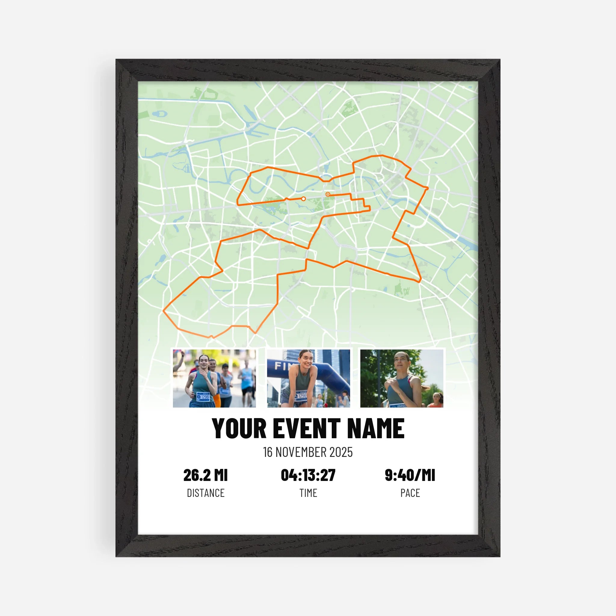 30x40cm Premium Framed Print in Black