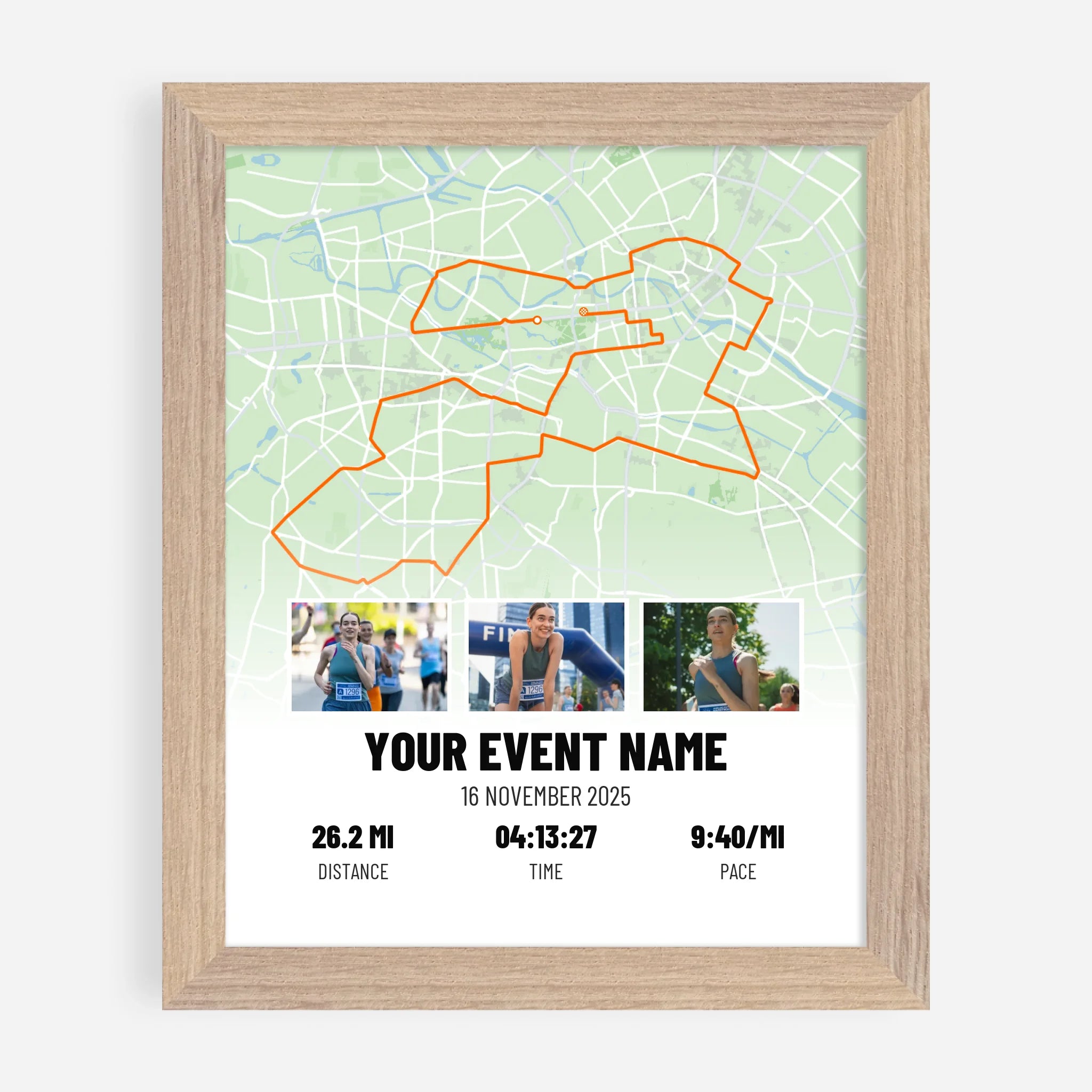 8x10" Premium Framed Print in Natural