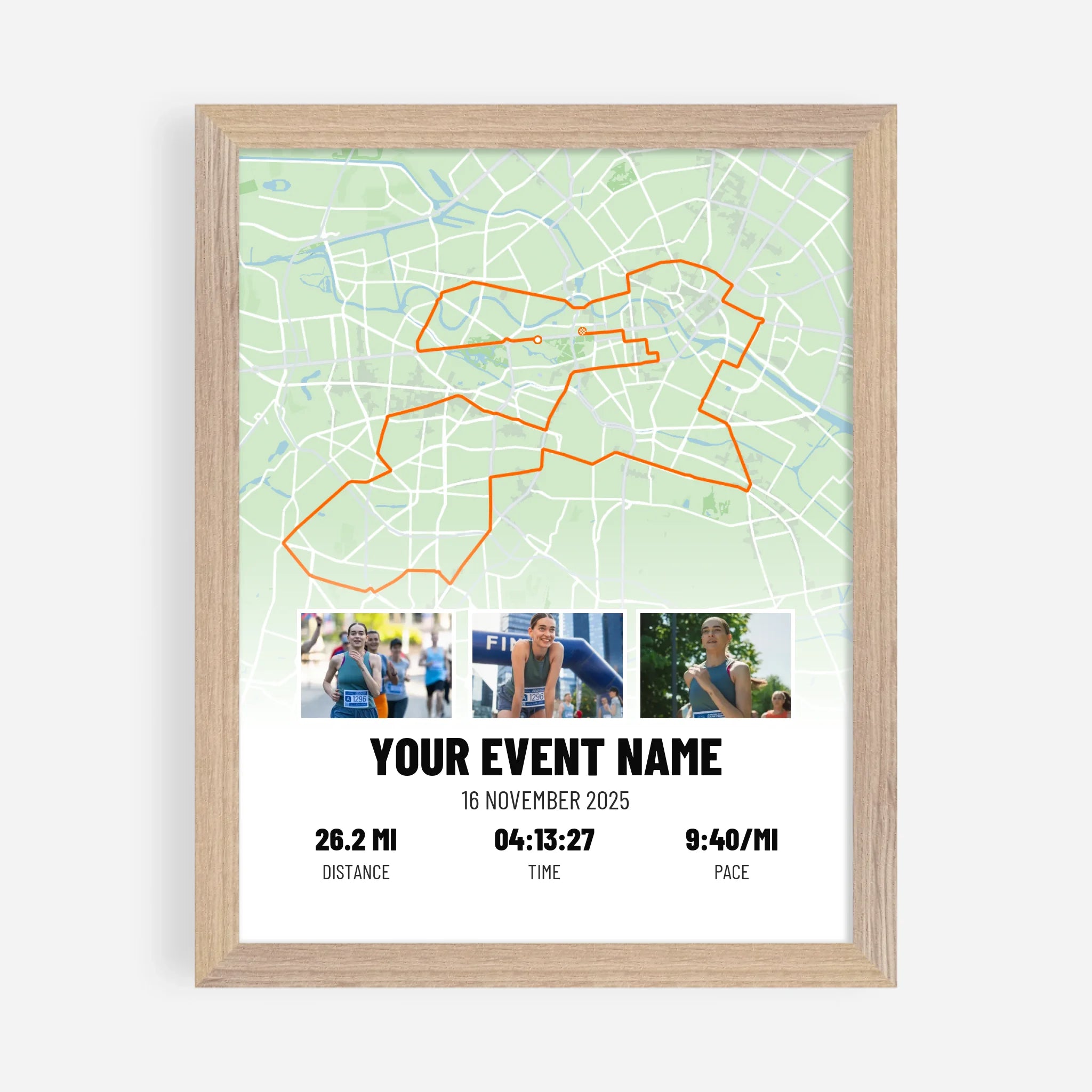 8x10" Premium Framed Print in Natural