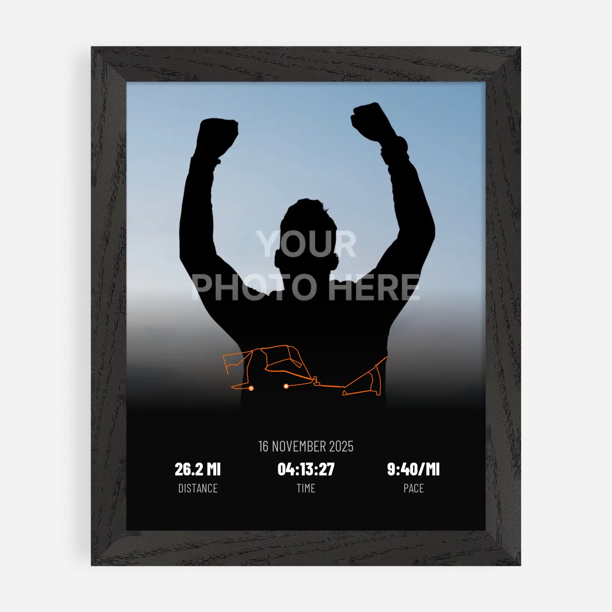 8x10" Premium Framed Print in Black