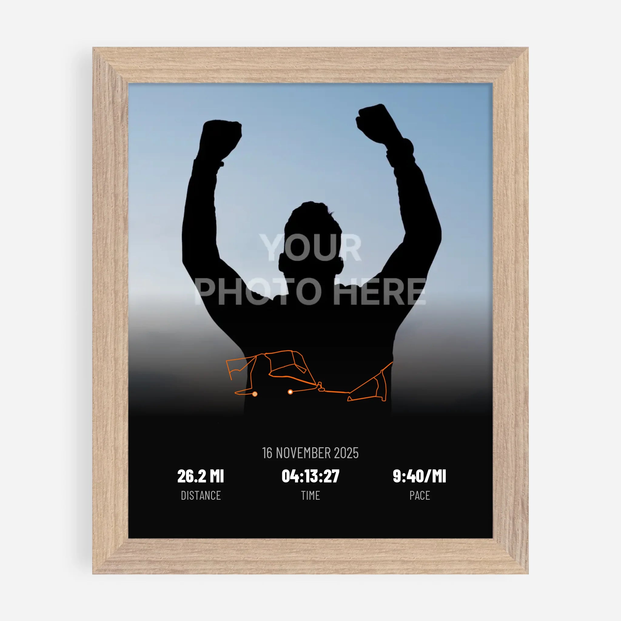 8x10" Premium Framed Print in Natural