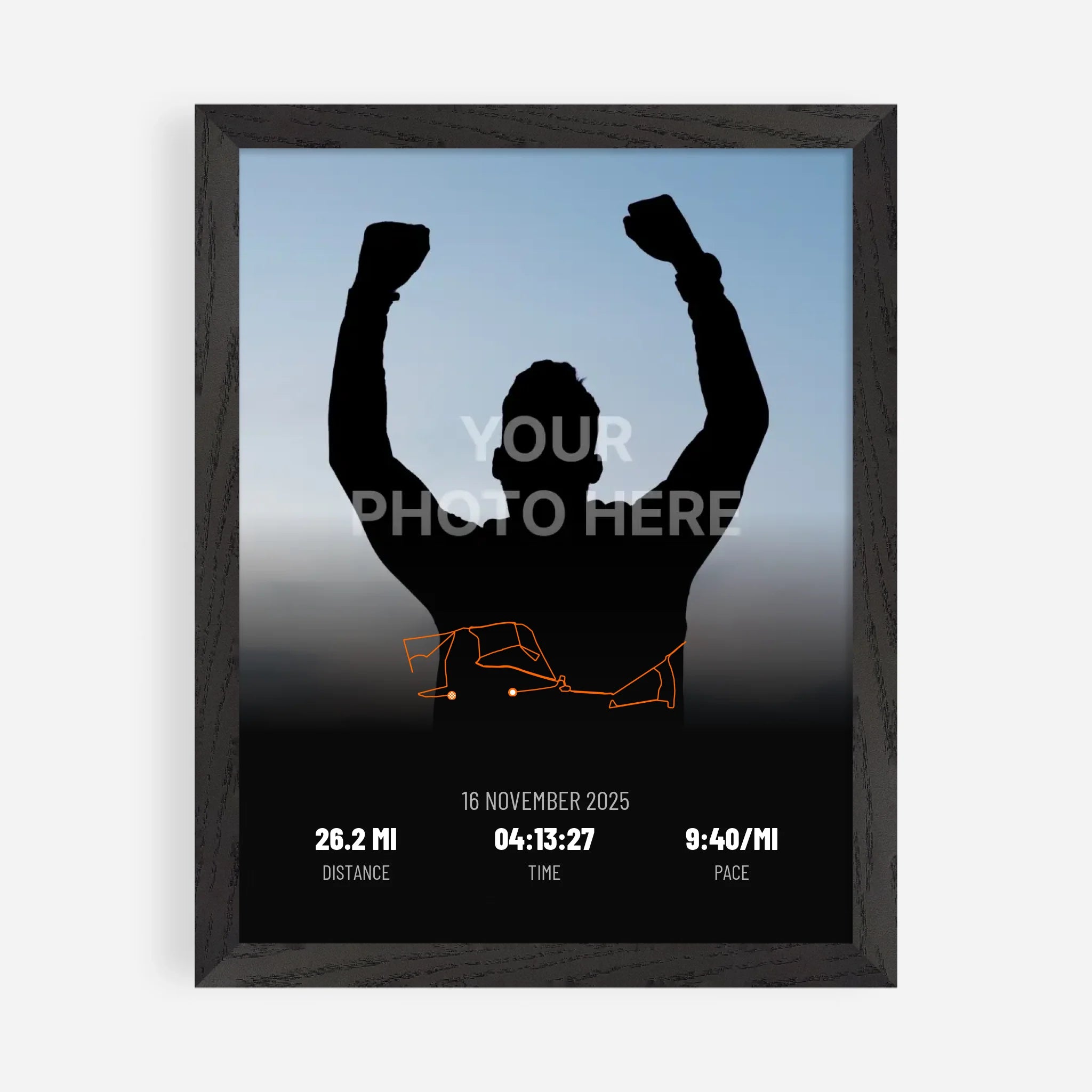11x14" Premium Framed Print in Black