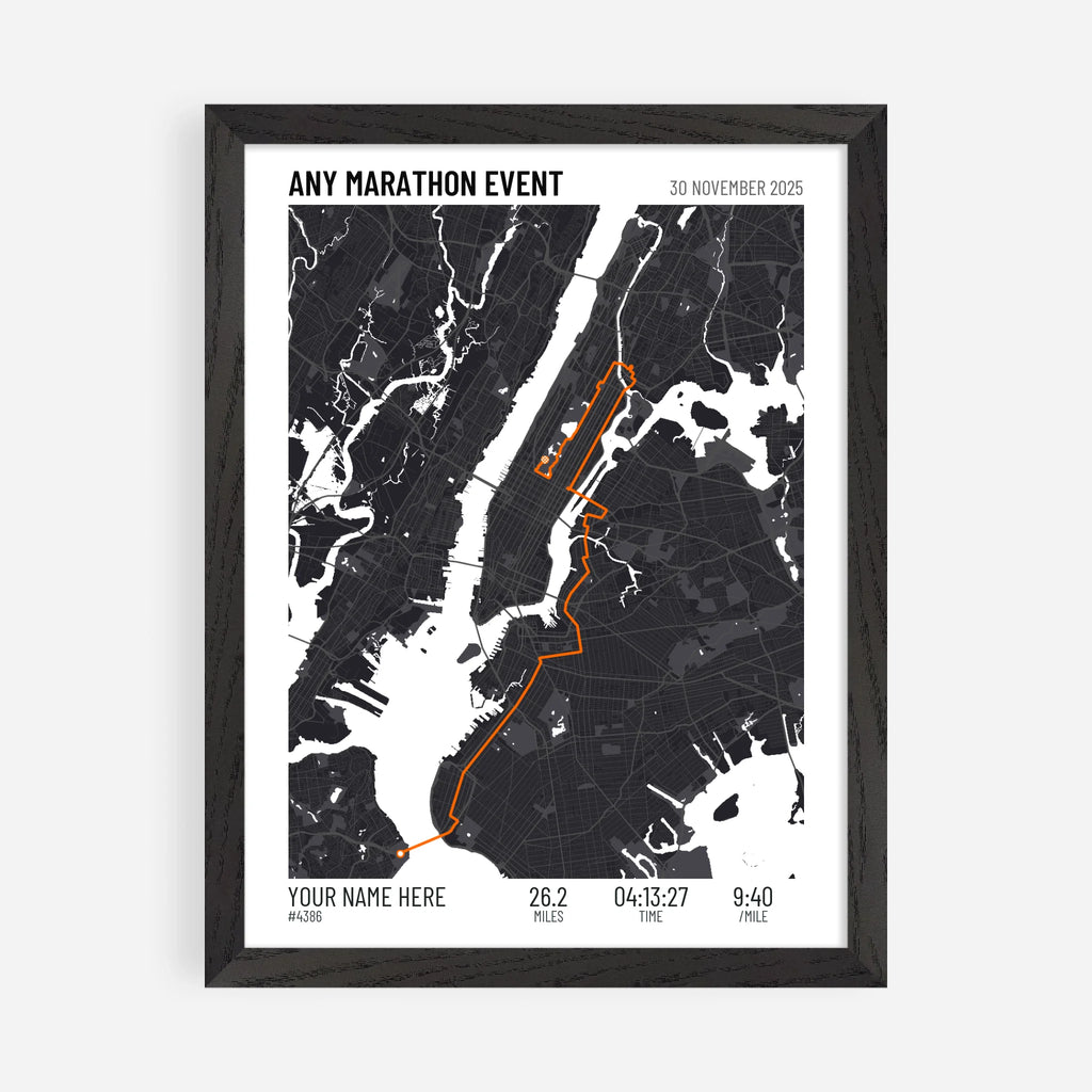 30x40cm Premium Framed Print in Black